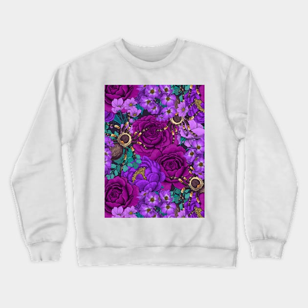 Tarantula garden 3 Crewneck Sweatshirt by katerinamk